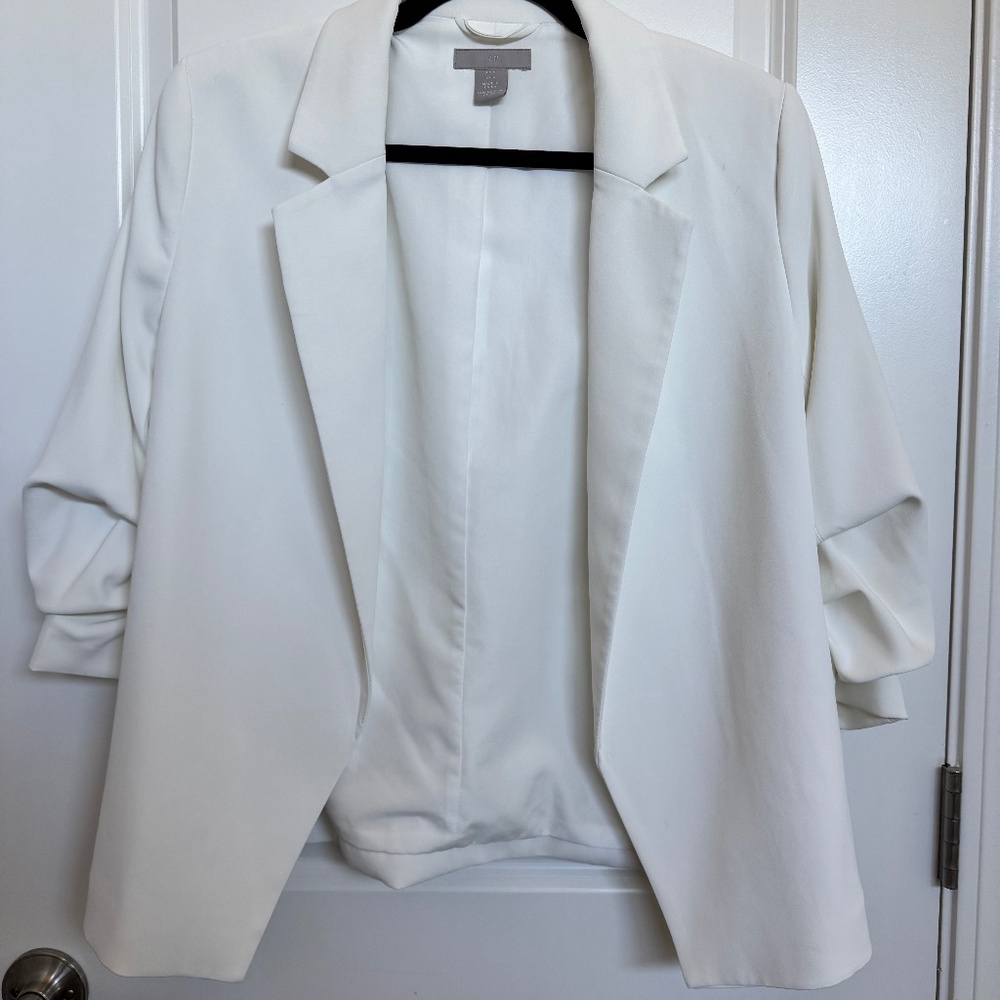 H&M White Blazer